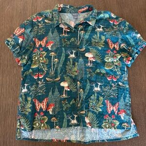 Eddie Bauer Multicolor Nature Print Shirt